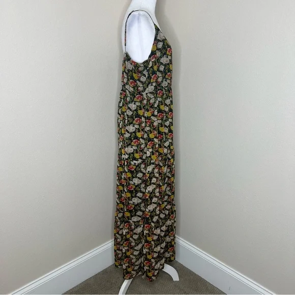J. Crew Mercantile Sweet Pea Floral Sleeveless Tiered Maxi Dress Sundress Sz 14 - Picture 11 of 16